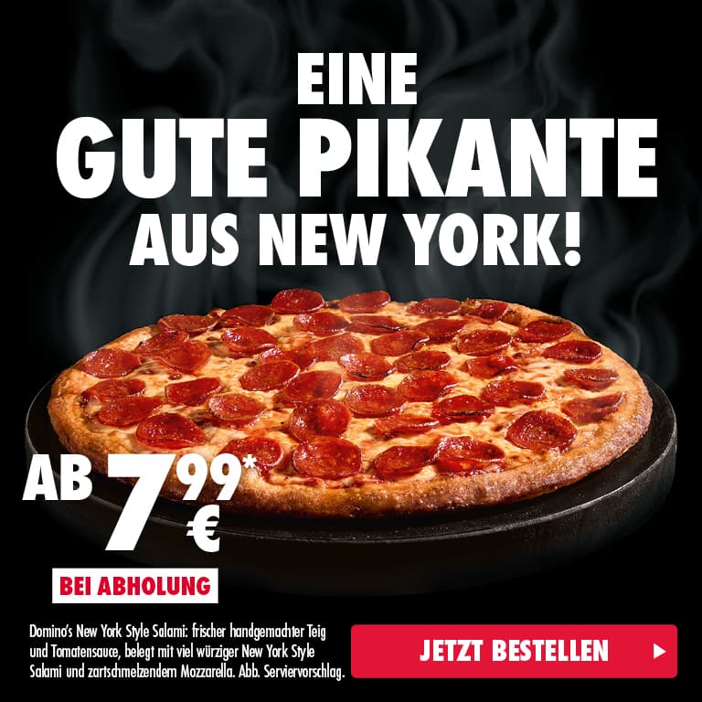 New York Style Salami – Jetzt bei Domino's genießen! | Domino's